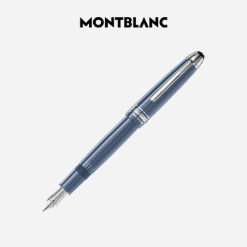 万宝龙MONTBLANC大班冰川系列墨水笔豪华款蓝色F尖129392父亲节