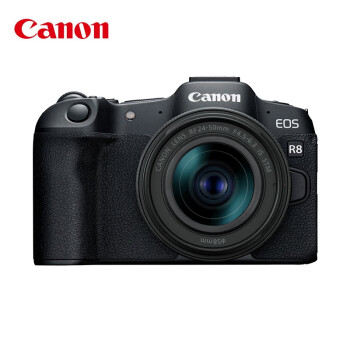 佳能（Canon）EOS R8 全画幅微单数码相机 专业轻量级 6K超采样 Vlog视频直播 RF24-50mm 标准变焦镜头套装