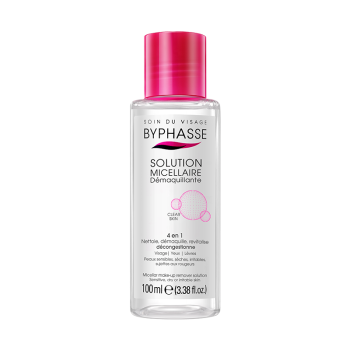 蓓昂斯（BYPHASSE）卸妆水净颜水100ml原装进口卸妆油肤敏感肌适用温和保湿深层清洁