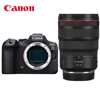 Canon EOSR6 Mark ll全幅微单相机 R6二代+RF24-70mm F2.8 USM含512G卡+原装包+原装备用电池+UV+碳纤维脚架 