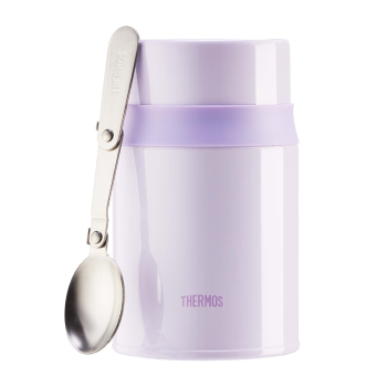 膳魔师（THERMOS）焖烧杯316高真空不锈钢520ml焖烧罐保温饭盒保温桶TCLD-520S PL