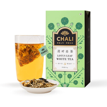 茶里（ChaLi）茶里荷叶白茶盒装45g 25g*18包盒装 花草茶立体三角袋泡茶茶叶茶包