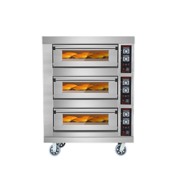 特睿思（TERUISI）电烤箱商用大型燃气面包烤炉三层六盘大容量蛋糕披萨烘焙烤箱一层二盘二层多层 RQ-306