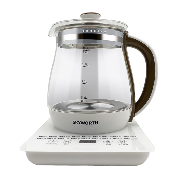 创维（Skyworth）养生壶 1.8L煮茶壶 24小时智能预约烧水壶 10分钟提壶程序记忆 18档功能电热水壶 花茶壶S124
