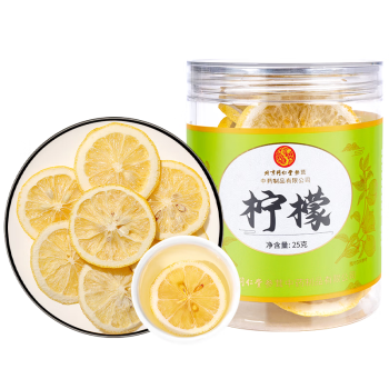 同仁堂（TRT）冻干柠檬片蜂蜜柠檬干水果茶冷泡茶25g/罐