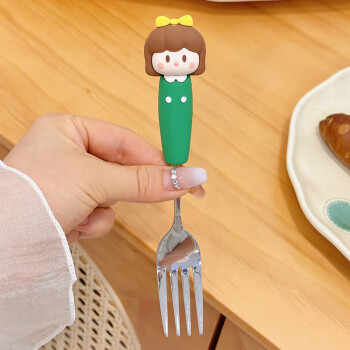 京濮飞少女心勺子304不锈钢创意可爱儿童吃饭汤匙喝汤汤勺一人一勺