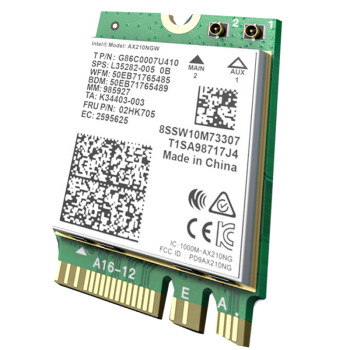 TP-LINK AX210网卡笔记本 WIFI6模块千兆三频5374M笔记本内置无线网卡M2接口WIFI信号接收器+蓝牙5.2
