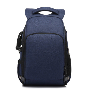Fly-Leaf TONO折叠单反相机包户外旅行摄影包防水耐磨男女双肩背包 蓝色16寸