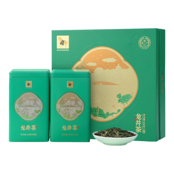 八马茶业 绿茶 一级抱春龙井茶 2024年雨前茶叶160g 高端罐装【配礼袋】