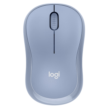 罗技（Logitech）M221 静音鼠标 无线鼠标 办公鼠标 对称鼠标 带无线微型接收器 雾霭蓝