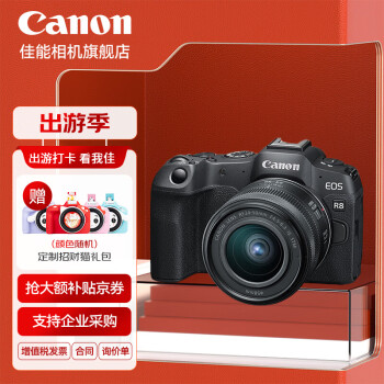  佳能（Canon）佳能r8 微单相机全画幅专微 4K视频EOSR8专业微单 EOS R8 24-50镜头套机 官方标配【不含内存卡/相机包/等】