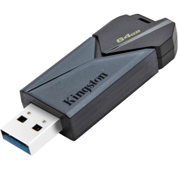 金士顿（Kingston）64GB USB3.2 Gen1 U盘 DTXON 大容量U盘 滑盖设计 时尚便携 学习办公投标电脑通用