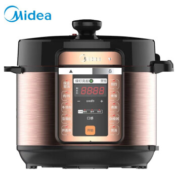 美的（Midea）双胆压力煲一键排气 匀火速热电高压煲 电压力锅  6L MY-CS6018P