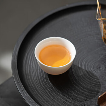 苏氏陶瓷（SUSHI CERAMICS）羊脂玉白瓷功夫茶杯小碗杯陶瓷品茗杯6个装（简装）