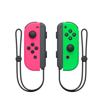 任天堂Nintendo Switch Joy-Con游戏手柄（左）/（右）电光粉红色/电光绿色