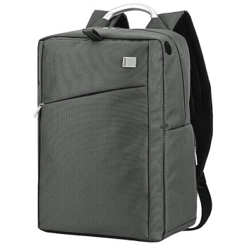 乐上（LEXON）双肩包商务笔记本电脑包14/15.6/16英寸旅行背包时尚男士书包灰色