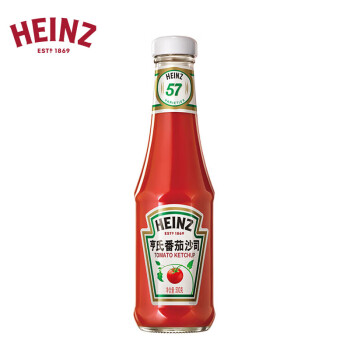 亨氏(Heinz) 番茄酱 瓶装番茄沙司 意大利面薯条酱 300g 卡夫亨氏出品