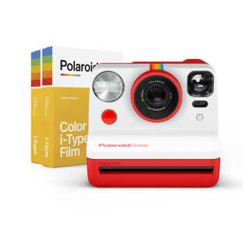 宝丽来（Polaroid）Now拍立得  一次成像 复古经典 自动对焦式胶片相机 红色套装二（含i-Type彩色胶片16张）