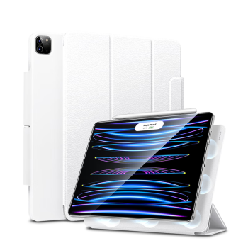 亿色适用于ipad pro11保护套2022/21/20苹果平板电脑保护壳11英寸磁吸平板支架轻薄便携防摔带搭扣灰色