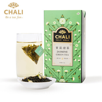 茶里（CHALI）茉莉绿茶盒装36g（18包） 