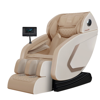 奥克斯（AUX）按摩椅家用智能3D全身全自动多功能太空舱按摩沙发椅SL711香槟金