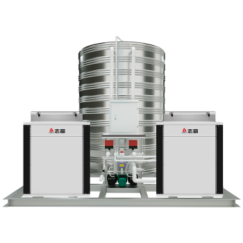 志高（CHIGO）空气能热水器商用一体机 大容量空气源热泵双6匹5吨超低温机DKFXRS-20II/3N（企业专享）