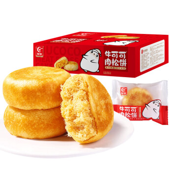 友臣肉松饼1200g加量50g装 饼干蛋糕 休闲零食 员工福利 端午节礼盒
