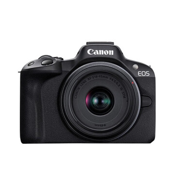 佳能（CANON）EOS R50微单相机小巧便携 佳能R50 Vlog拍摄 4K视频美颜相机 EOS R50黑色套机（RF-S18-45) 