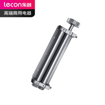 乐创（lecon）压面机商用电动大型不锈钢皮面压饺子皮压面条机圆刀1.5/2.0/3.0mm LCYD-01