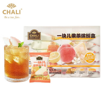 CHALI茶里 冻干果茶缤纷盒冲饮果汁饮料百香果柠檬茶补VC 80g（10袋）