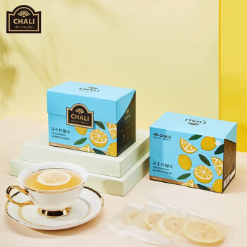 CHALI茶里 柠檬茶 蜂蜜水果茶泡水柠檬片 冻干柠檬片60g/盒【约12片】