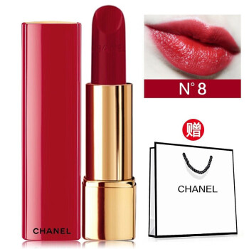 【专柜货源】(chanel)香奈儿口红女士圣诞限定版红色唇膏炫亮魅力
