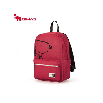 爱华仕（OIWAS） 双肩包便捷高颜值大容量 史努比70周年联名背包 OCB4361S 红色