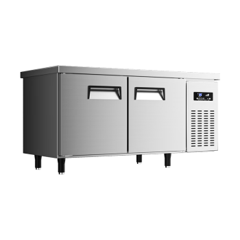 东贝(Donper)冷藏保鲜工作台商用卧式冰柜冰箱平冷水吧台后厨奶茶店操作台1.5*0.8米冷冻工程款