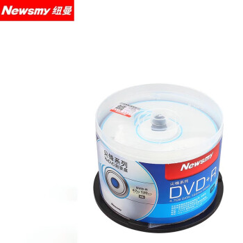 纽曼尖峰系列DVD+R 16速 4.7G 空白光盘/光碟/刻录盘 50片
