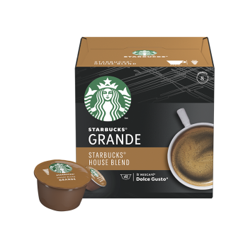 星巴克（Starbucks）多趣酷思胶囊咖啡 特选综合美式黑咖啡大杯 中度烘焙 12粒