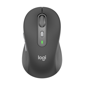 罗技（Logitech）M750M 通用版鼠标 无线蓝牙鼠标 静音鼠标 智能鼠标 对称鼠标 黑色 带Logi Bolt USB接收器