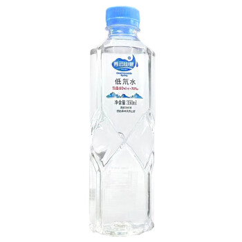 秀云山泉 CLOUD MOUNTAIN SPRING天然矿泉水 弱碱性小分子饮用水 低氘水350ml*24瓶【箱装】