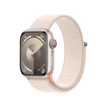 Apple Watch Series 9 智能手表 GPS41mm 回环式 星光色 8v3