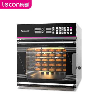 乐创 lecon 烘焙烤箱商用披萨面包蛋糕月饼烤箱商用电烤箱风炉烤箱商用_ [五盘同烤 记忆食谱」 YXF450-5T