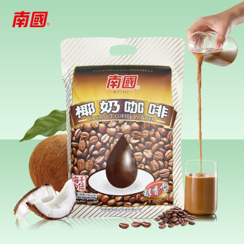 南国海南特产速溶椰奶咖啡粉冷萃拿铁早餐办公室冲调饮品 340g/袋