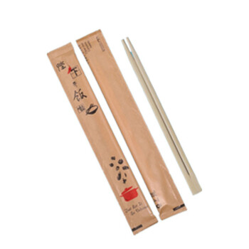 礼素 一次性筷子连体牛皮纸包装餐厅饭店外卖打包 320双连体款筷长20cm