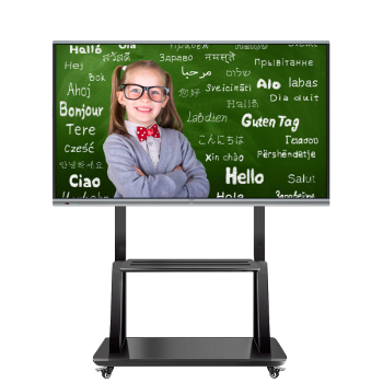 JAV 教学一体机55英寸多媒体会议平板触控屏幼儿园显示屏多功能电子白板幼教智慧黑板教育培训电视