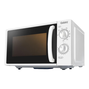 格兰仕（Galanz）微波炉烤箱一体机家用光波炉平板旋钮小型20升微烤一体机简易操作多功能均匀加热DP白色升级款