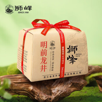 狮峰牌 2023新茶绿茶 老树春茶 龙井茶明前特级江南 茶叶 纸包装250g