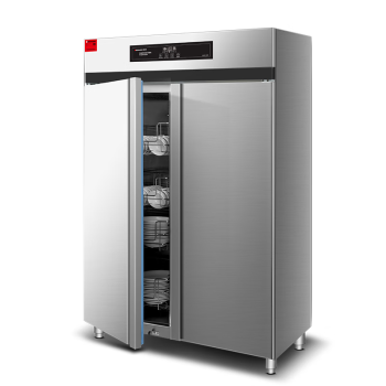 德玛仕（DEMASHI）商用消毒柜热风循环 不锈钢立式高温双开门 单位厨房餐厅食堂用大容量 消毒碗柜XDR650-D2F