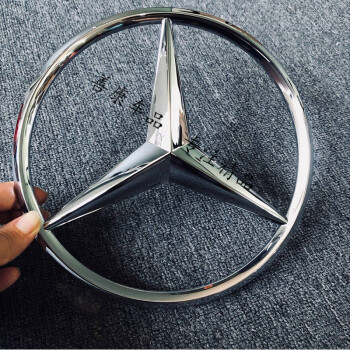 奔驰前车标新e级a级c级b级clcc200le300gle中网标志车头大标镂空标