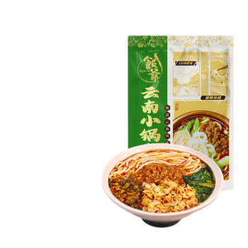 饭爷 云南保鲜小锅米线363g (煮食)肉酱米线方便速食特产过桥米线米粉