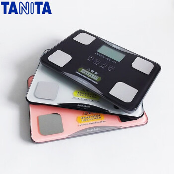 百利达（TANITA）10大功能便携电子体重秤家用小型体脂称脂肪秤BC-718健康秤电子秤精准 白色