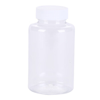 胜佳 透明小塑料副样瓶分装瓶液体带盖密封样品瓶空瓶 1斤装加厚